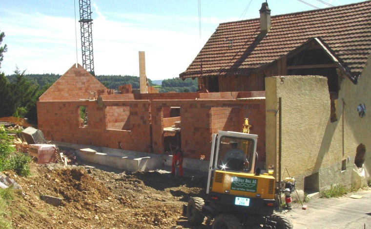 Umbau in Stüsslingen